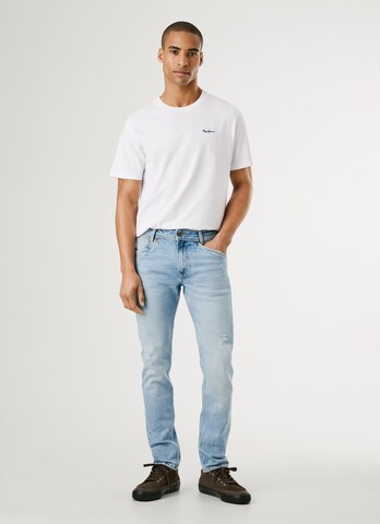 Pepe Jeans Конический (Tapered) Джинсы в Синий