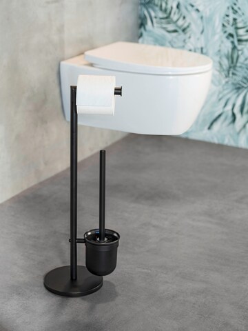 Wenko WC-Garnitur 'Parus' in Schwarz