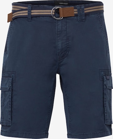 Pantalon cargo BLEND en bleu : devant
