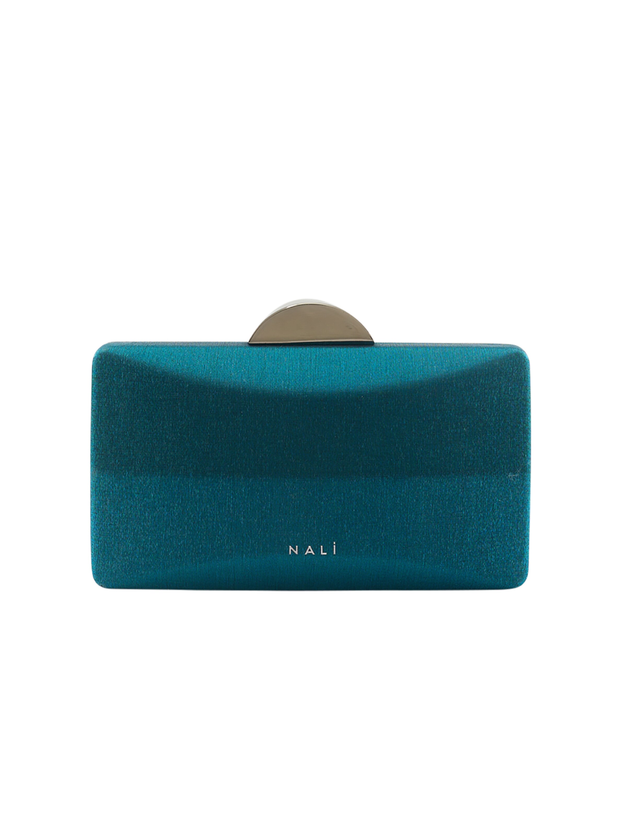 NALì Clutch 'MISHA' in Blue: front