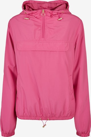 Veste mi-saison Urban Classics en rose : devant