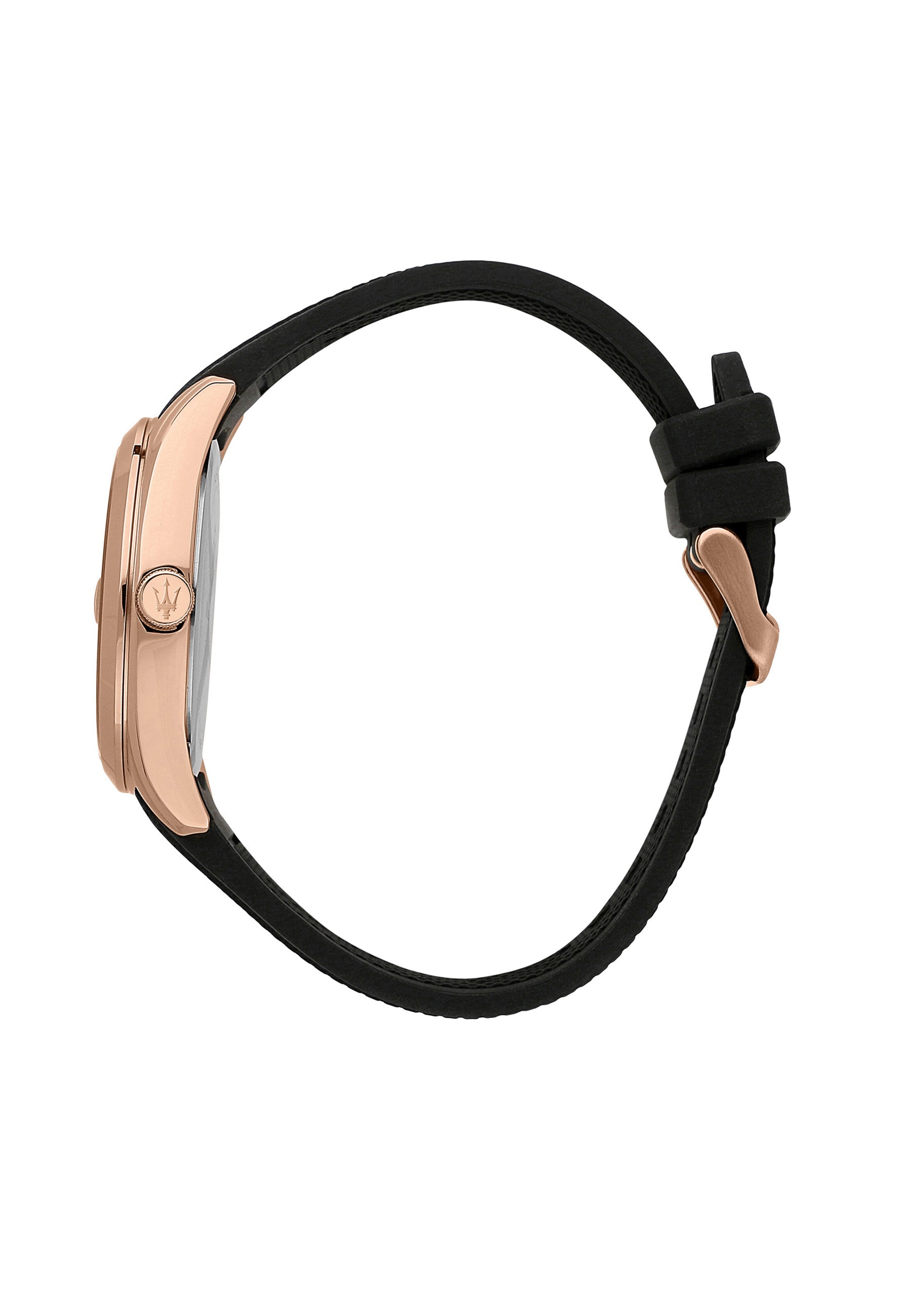 Maserati Analoguhr in Schwarz