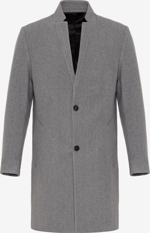 Antioch Between-seasons coat in Grey: front