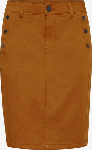 Fransa Skirt 'LOMAX 3' in Brown: front