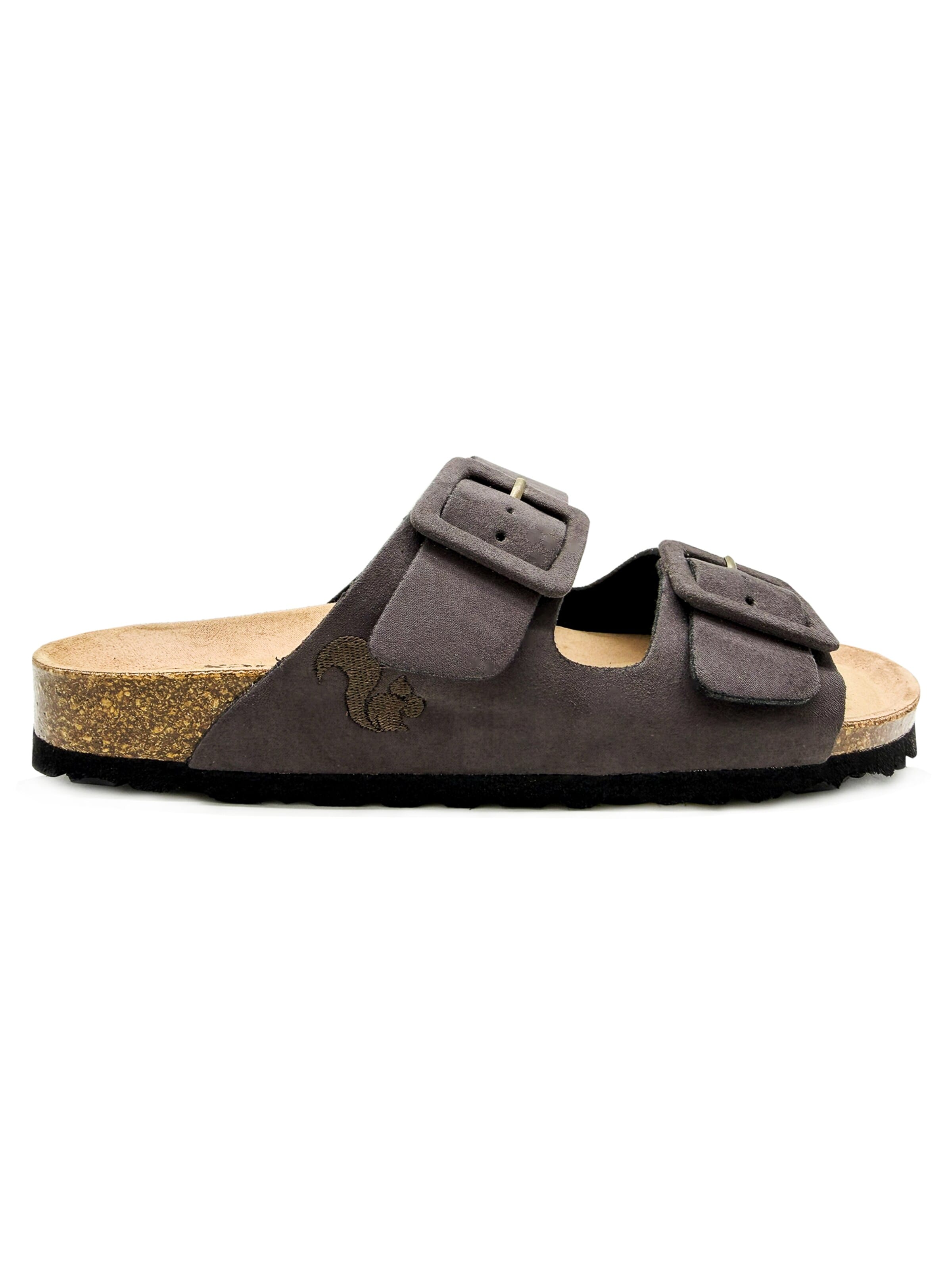thies Mules 'Eco Bio Covered Sandal' in Grey