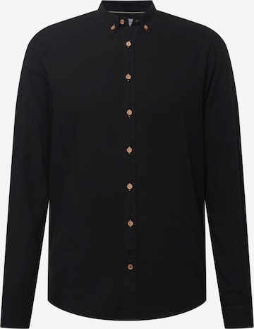 Kronstadt Regular fit Button Up Shirt 'Dean Diego' in Black: front