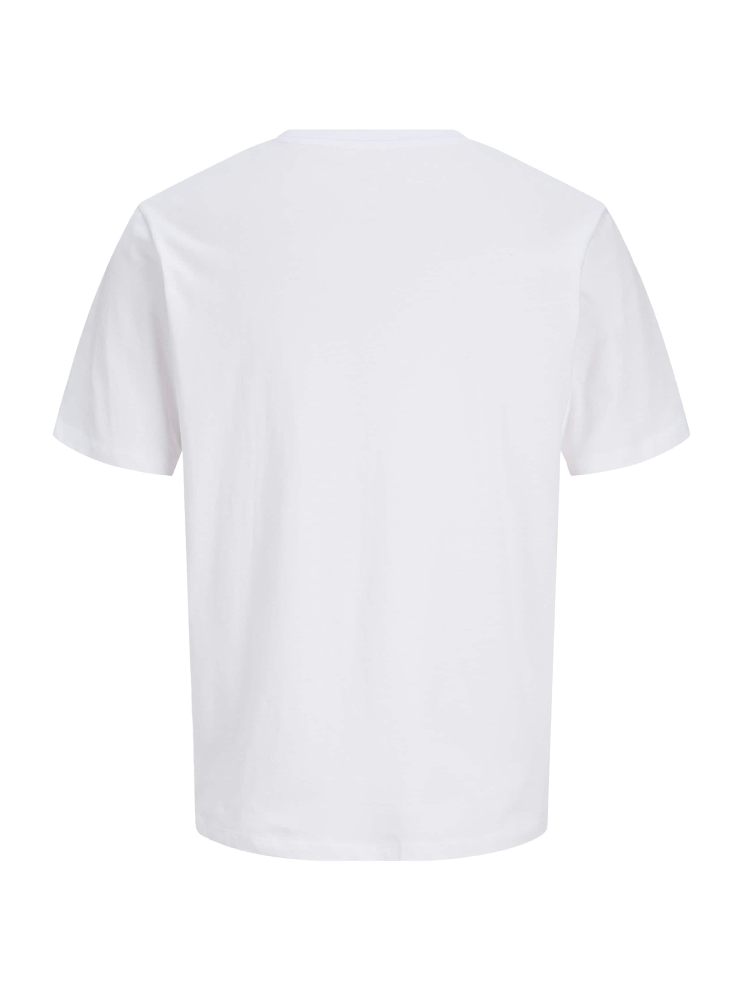 JACK & JONES Bluser & t-shirts 'JJDEVIN DAYTONA' i hvid
