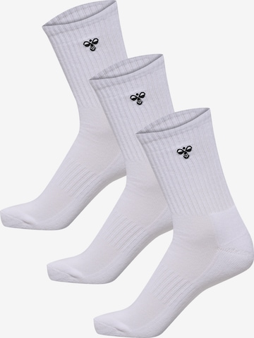 Hummel Socken 'Bee' in Weiß: Vorderseite