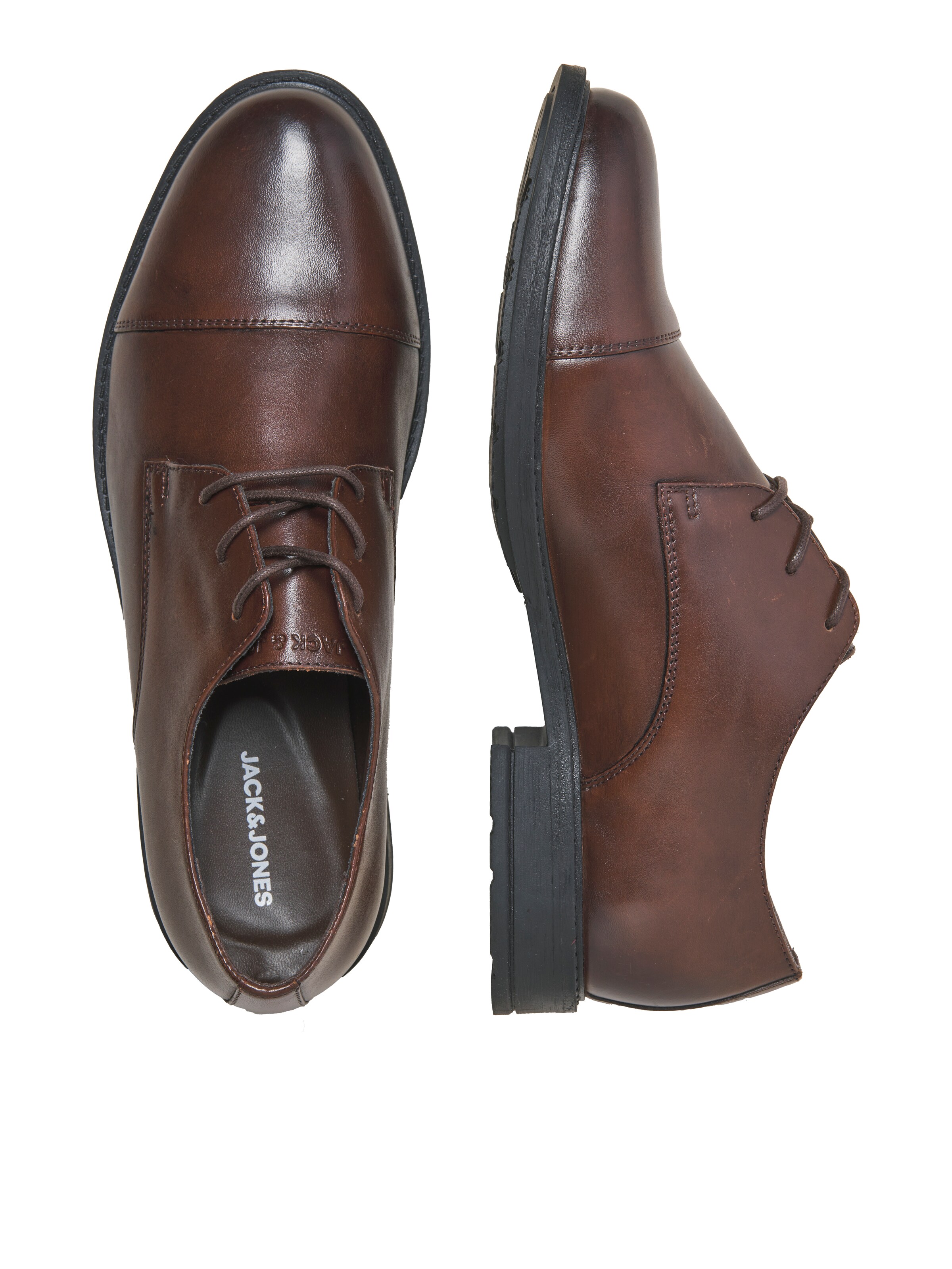 JACK & JONES Schnürschuh 'JFWOSLO' in Braun
