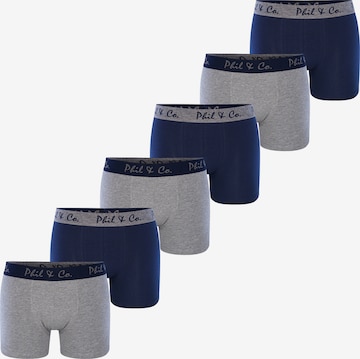 Phil & Co. Berlin Boxershorts in Blauw: voorkant