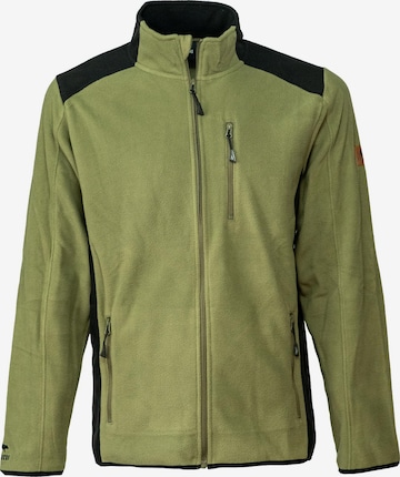 FORSBERG Fleecejacke 'Brodir III funktionelle Fleecejacke' in Grün: Vorderseite