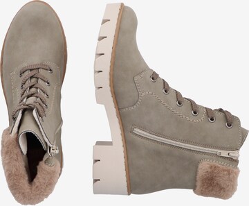 Rieker - Botas con cordones en verde