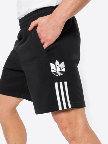 Regular Pantaloni de la ADIDAS ORIGINALS pe negru