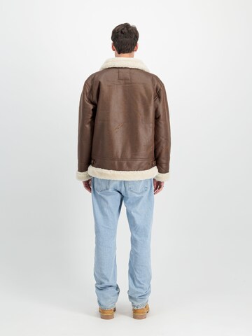 ALPHA INDUSTRIES Between-Season Jacket 'B3 FL' in Brown