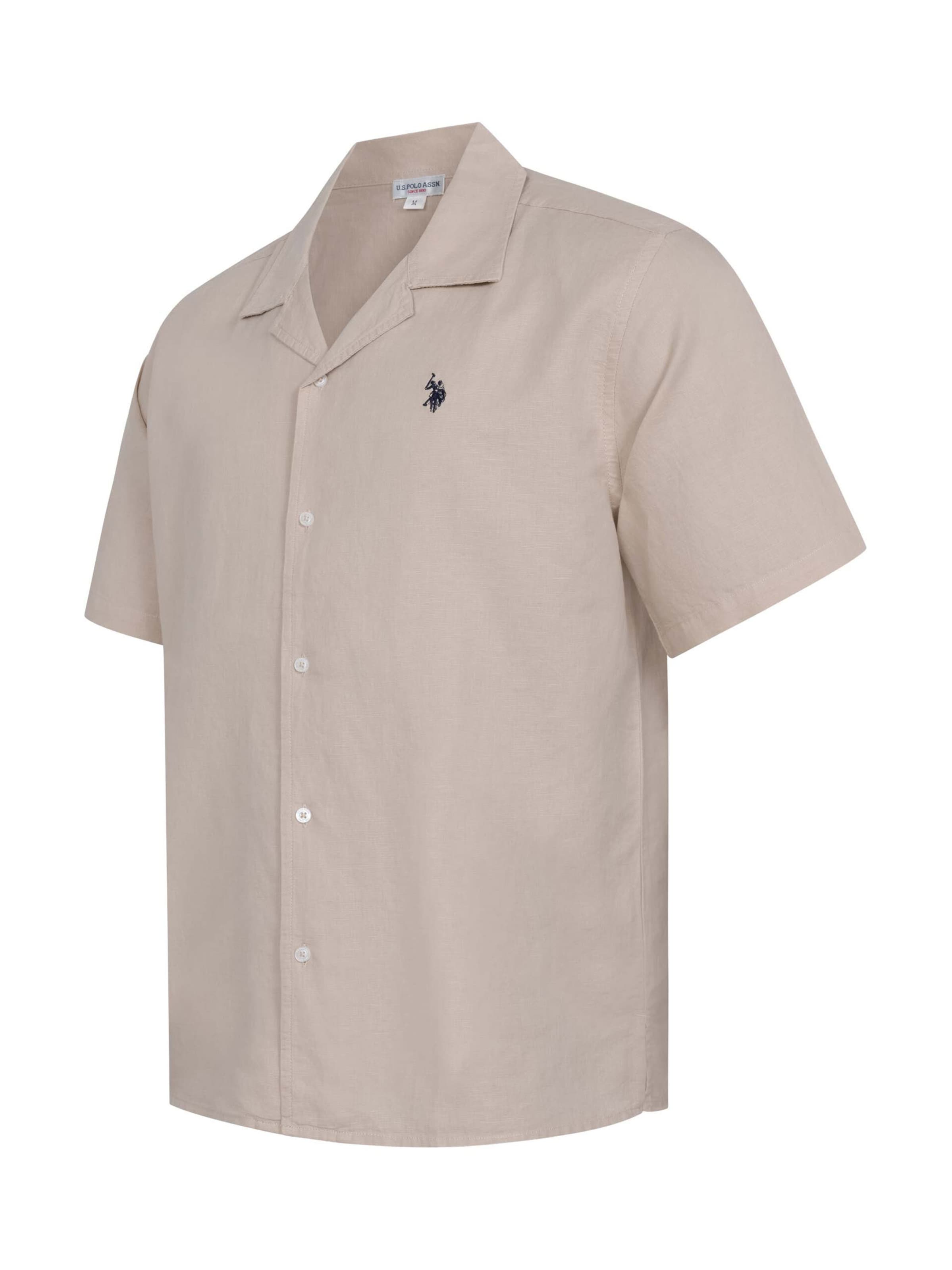 Coupe regular Chemise U.S. POLO ASSN. en beige