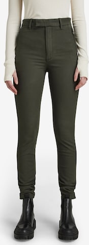 G-Star RAW Skinny Chinohose in Grün: predná strana