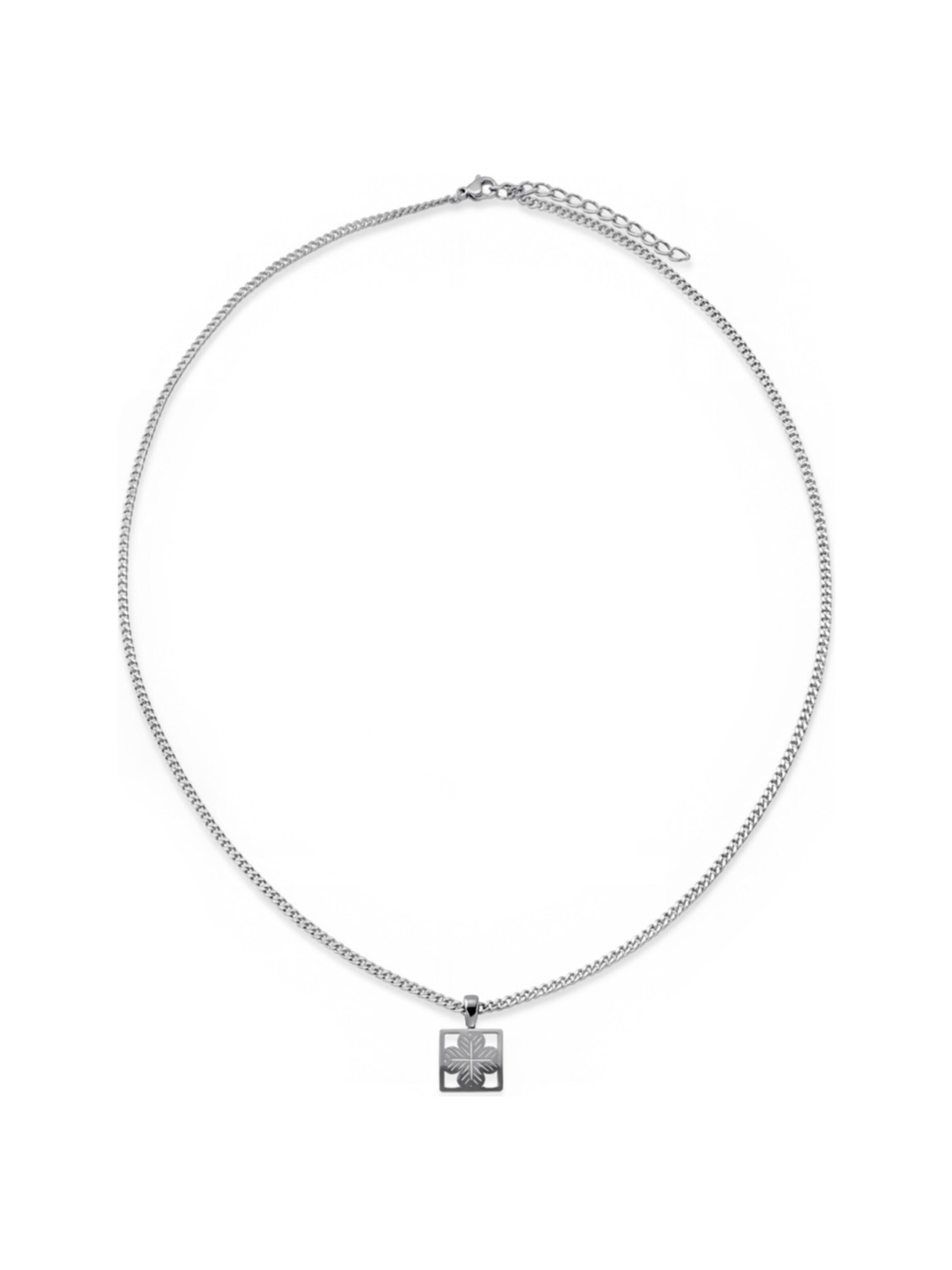 Seizmont Kette 'Clover'‌‌‌‌‌ in Silber: Vorderseite