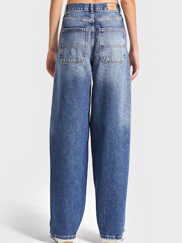 IT'S BASIC Wide leg Jeans 'NORA Skater Mid Rise Jeans' in Blue