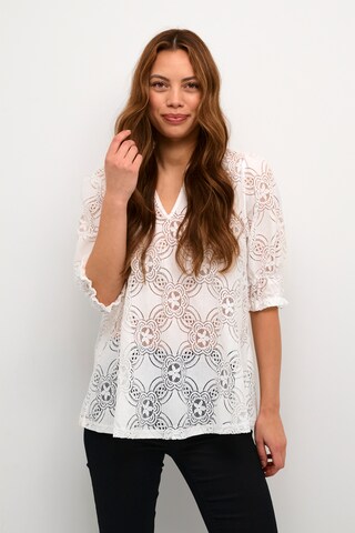 CULTURE Blouse 'Olu' in White: front