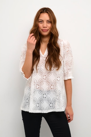 CULTURE Blouse 'Olu' in White: front