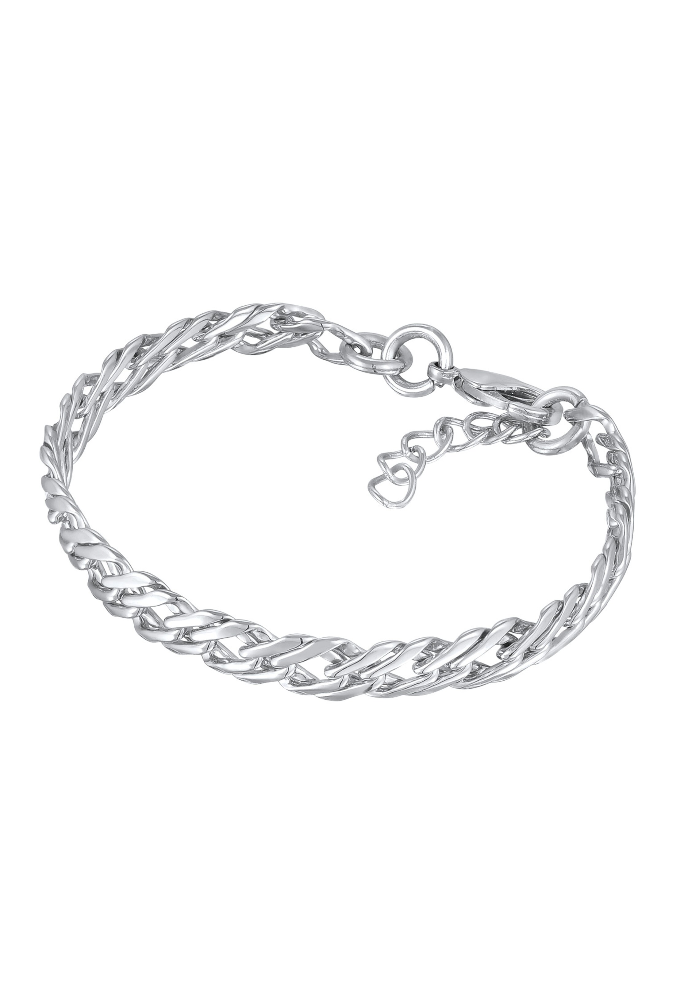 Bracelet 'Panzerkette' ELLI en argent
