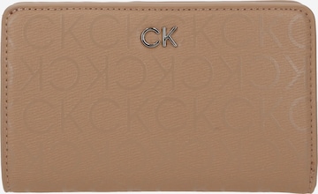 Calvin Klein Plånbok i beige: framsida