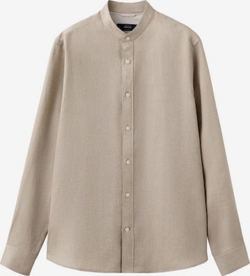 MANGO MAN Hemd 'Chennai' in Beige: Vorderseite