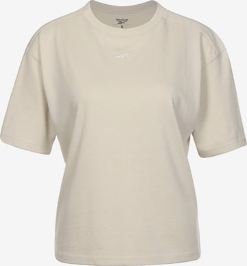 Reebok Performance Shirt in Beige: front