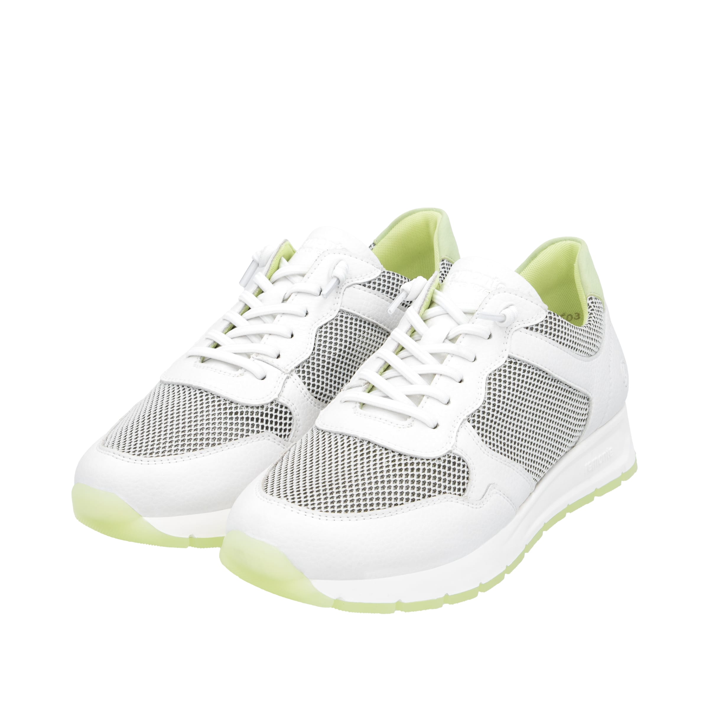 Baskets basses 'D2G03' REMONTE en blanc