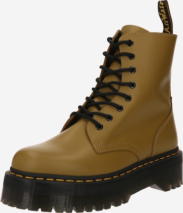 Dr. Martens Lace-Up Ankle Boots 'Jadon' in Green: front