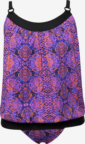 Tankini Ulla Popken en violet : devant