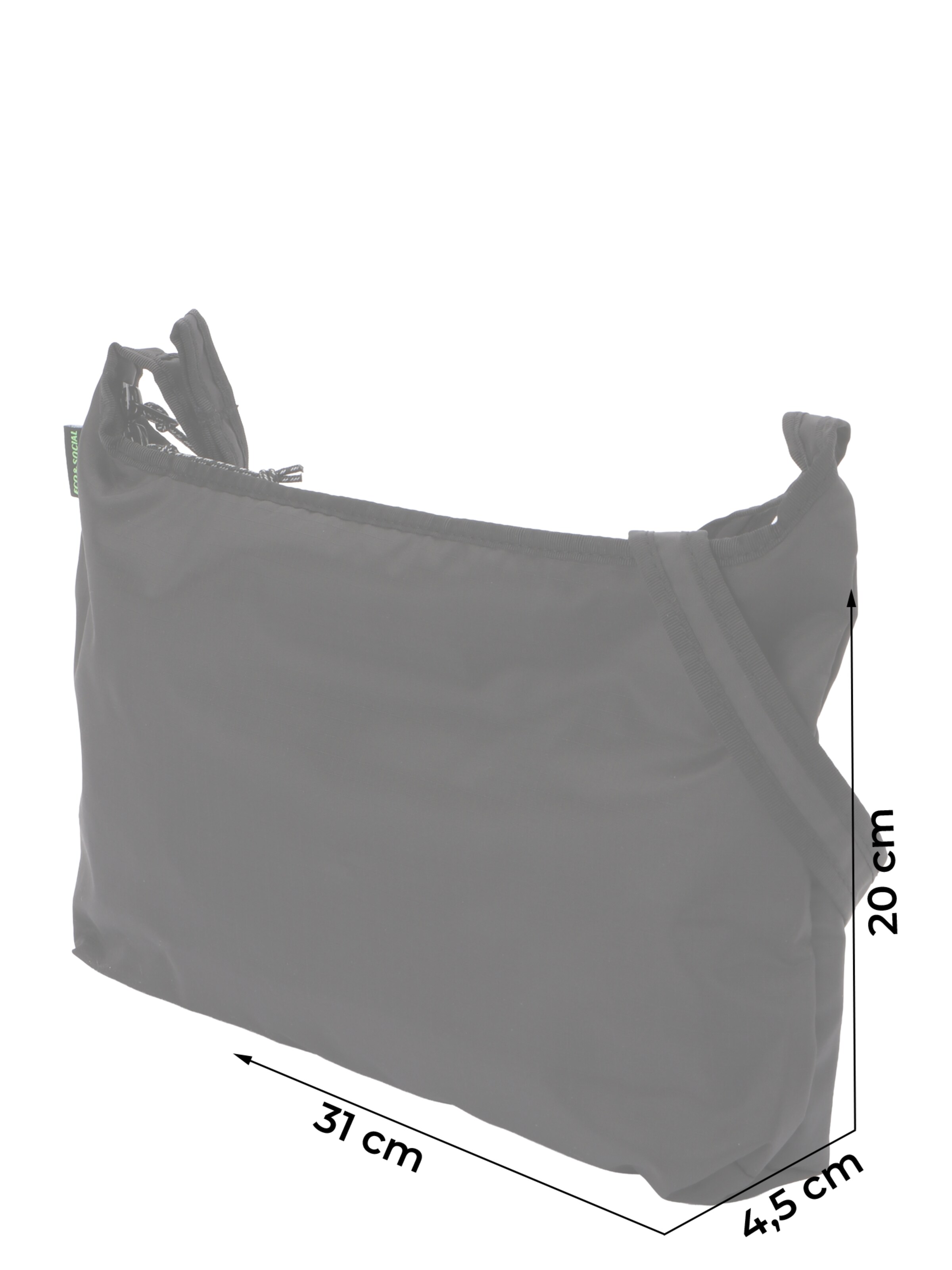 AEVOR Schultertasche in Schwarz