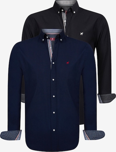 Williot Chemise en bleu marine / noir, Vue avec produit