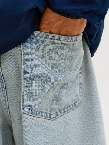 Jack & Jones Junior Wide Leg Jeans 'JJIALEX JJORIGINAL' i blå