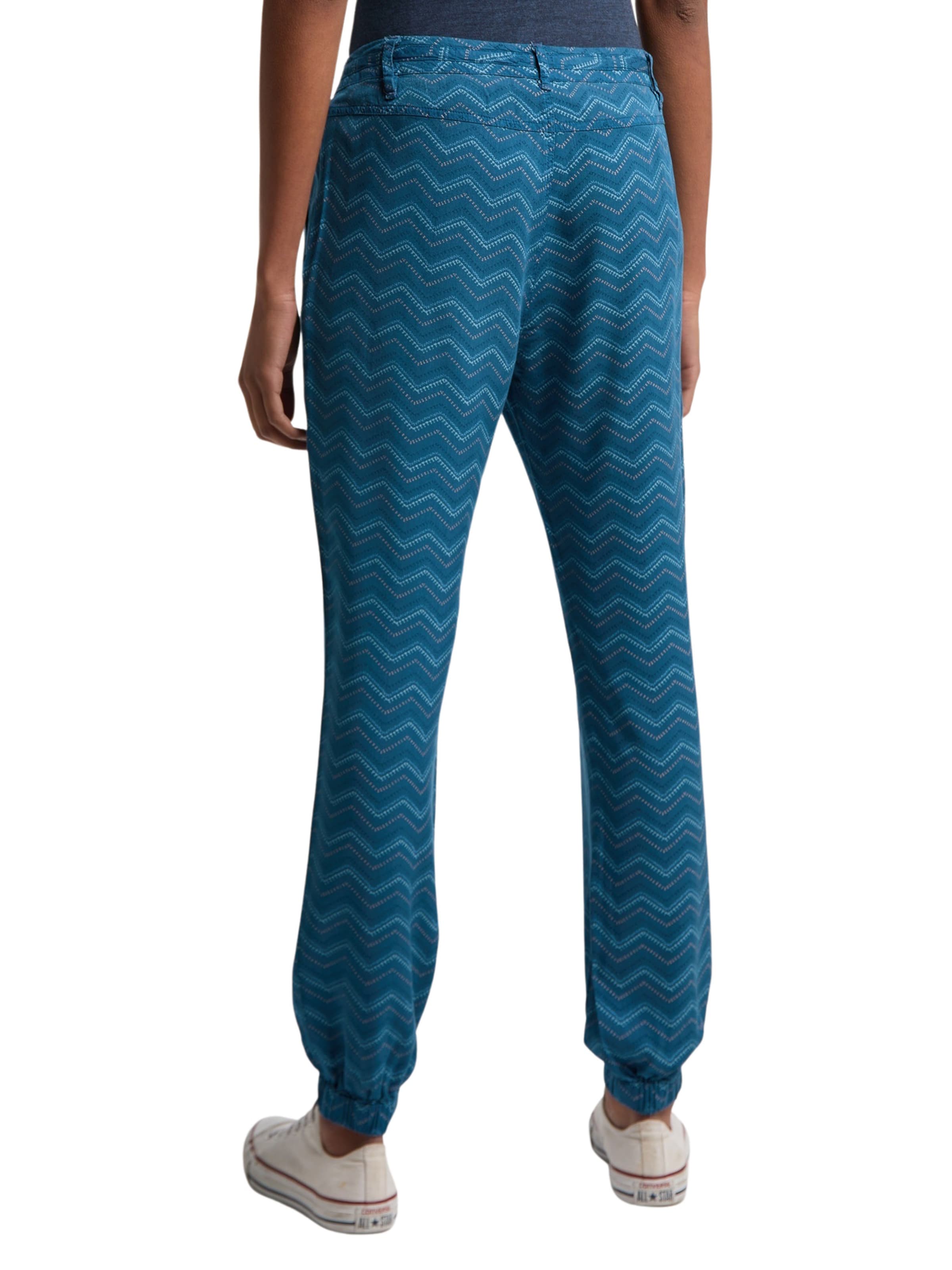 Ragwear Tapered Housut 'Talin Chevron' värissä sininen