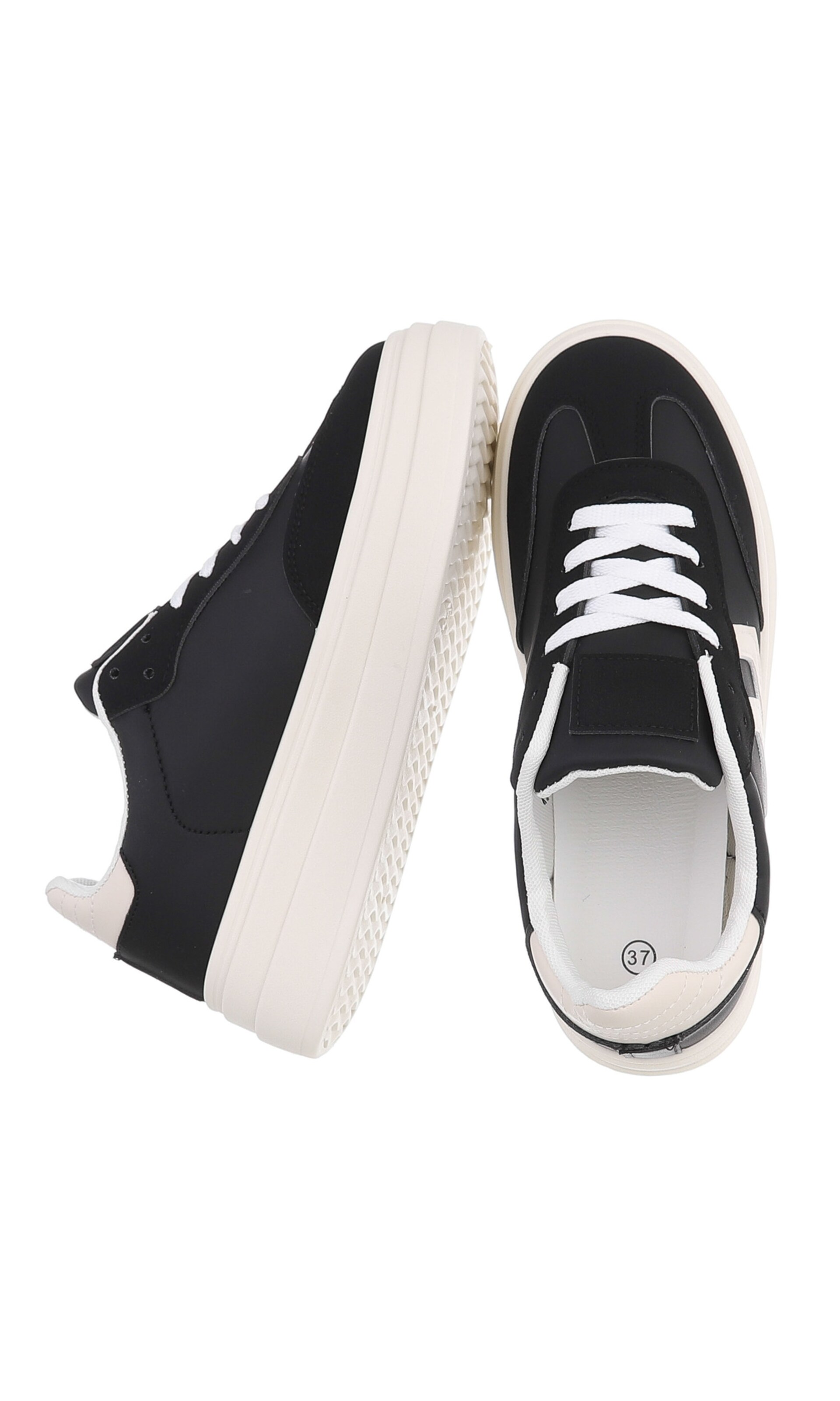 Ital-Design Sneaker in Schwarz