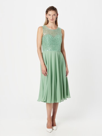 SWING Kokteilové šaty - Zelená: predná strana