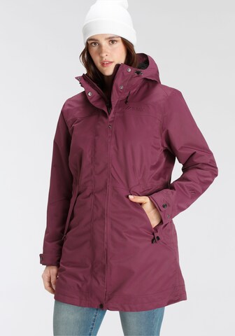 Maier Sports Athletic Jacket in Purple: front