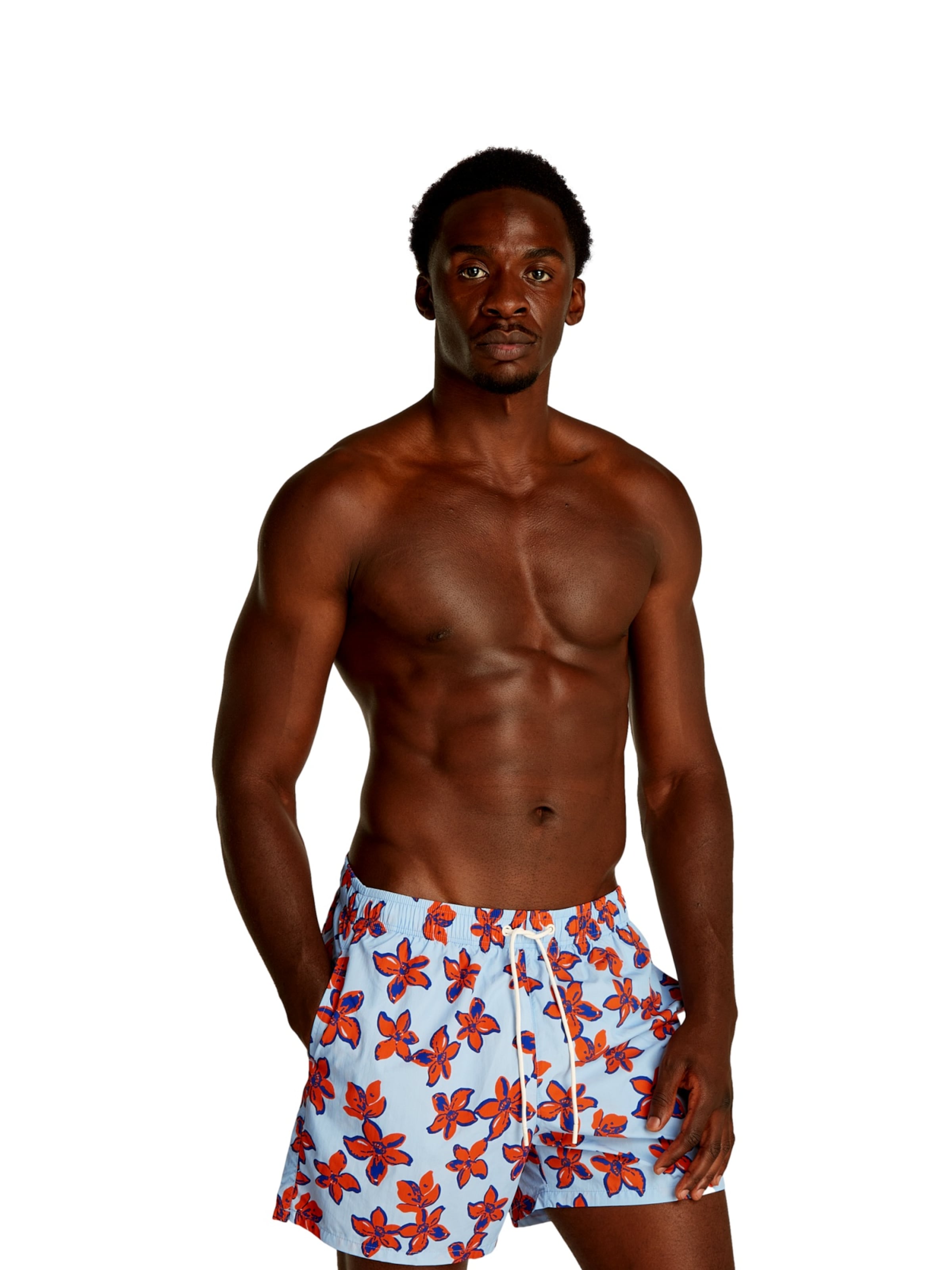 Shorts de bain TOMMY HILFIGER en mélange de couleurs : devant