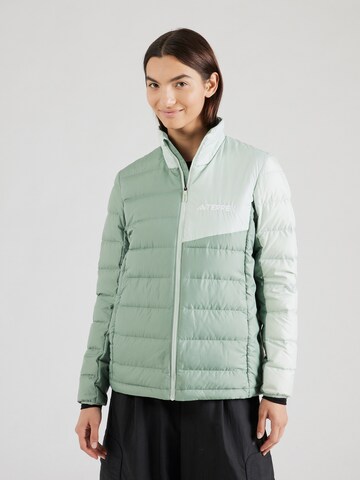 Veste outdoor ADIDAS TERREX en vert : devant