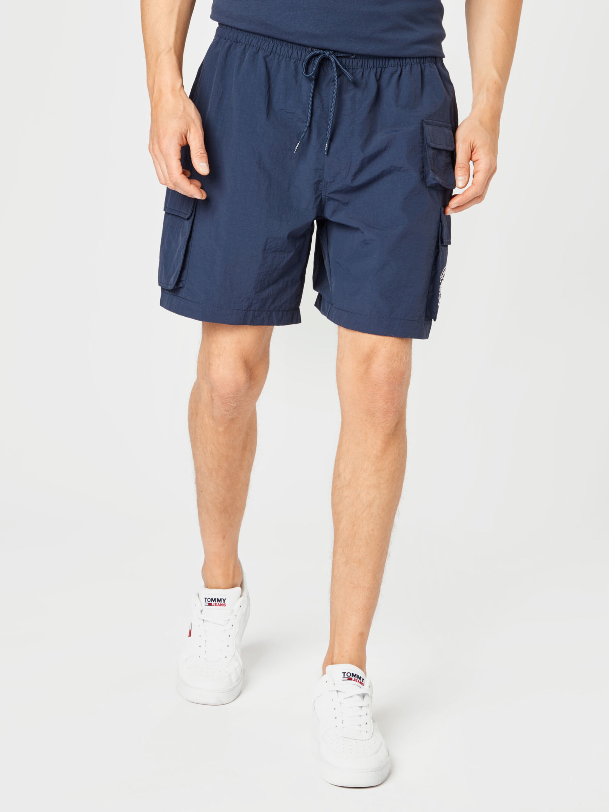 Männer Hosen Tommy Jeans Shorts 'Novelty' in Marine - KA14845