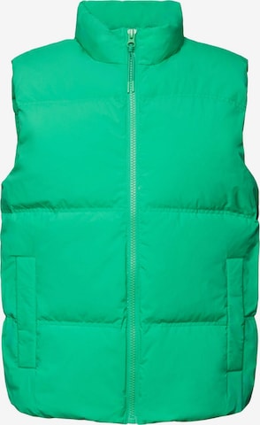 ESPRIT Bodywarmer in Groen: voorkant