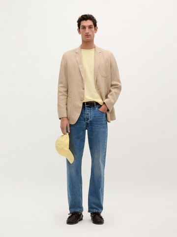Scalpers Shirt in Geel: voorkant