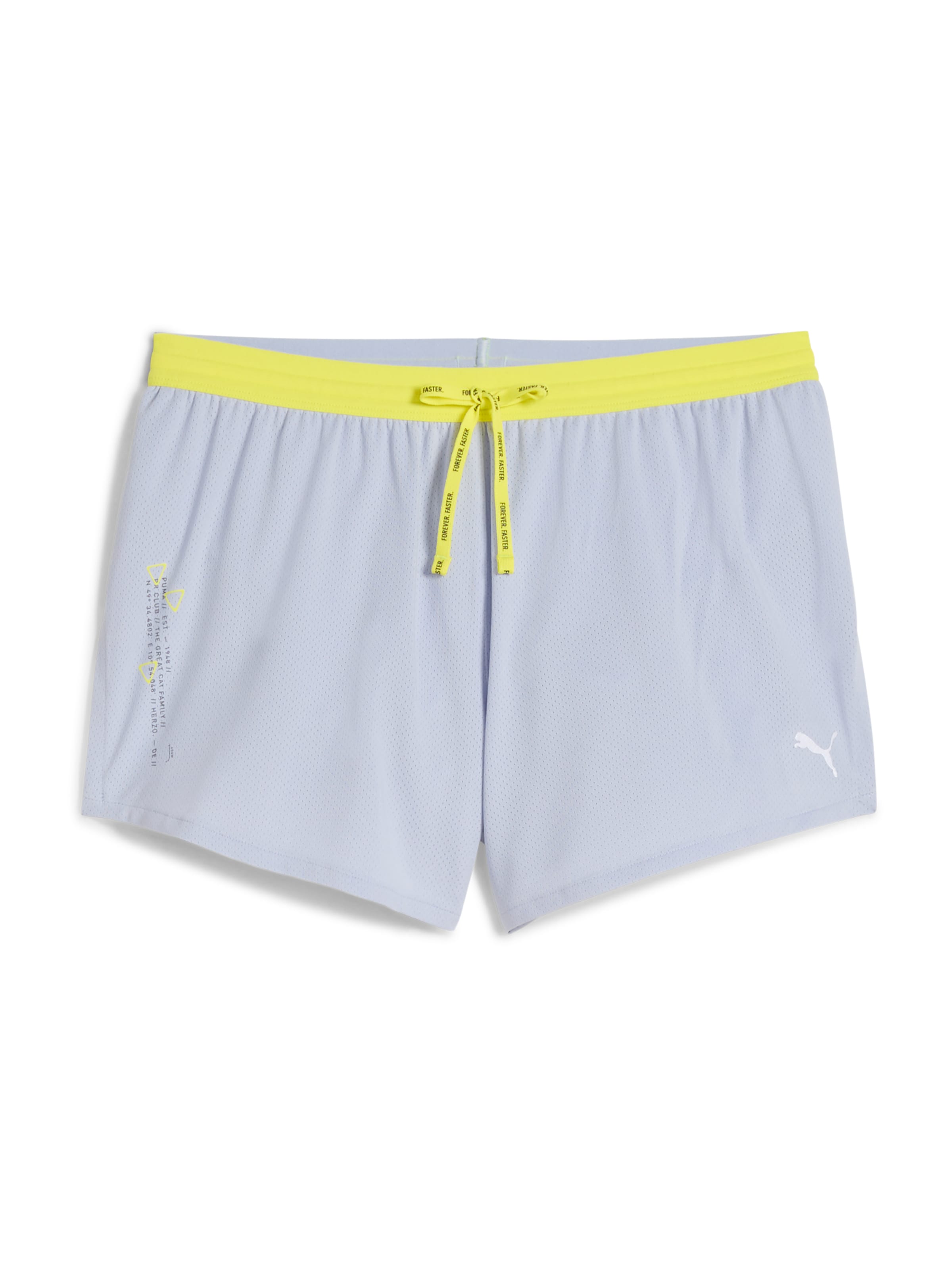 PUMA Παντελόνι φόρμας σε μπλε περιστεριού / λεμονί / μαύρο / λευκό, Άποψη προϊόντος