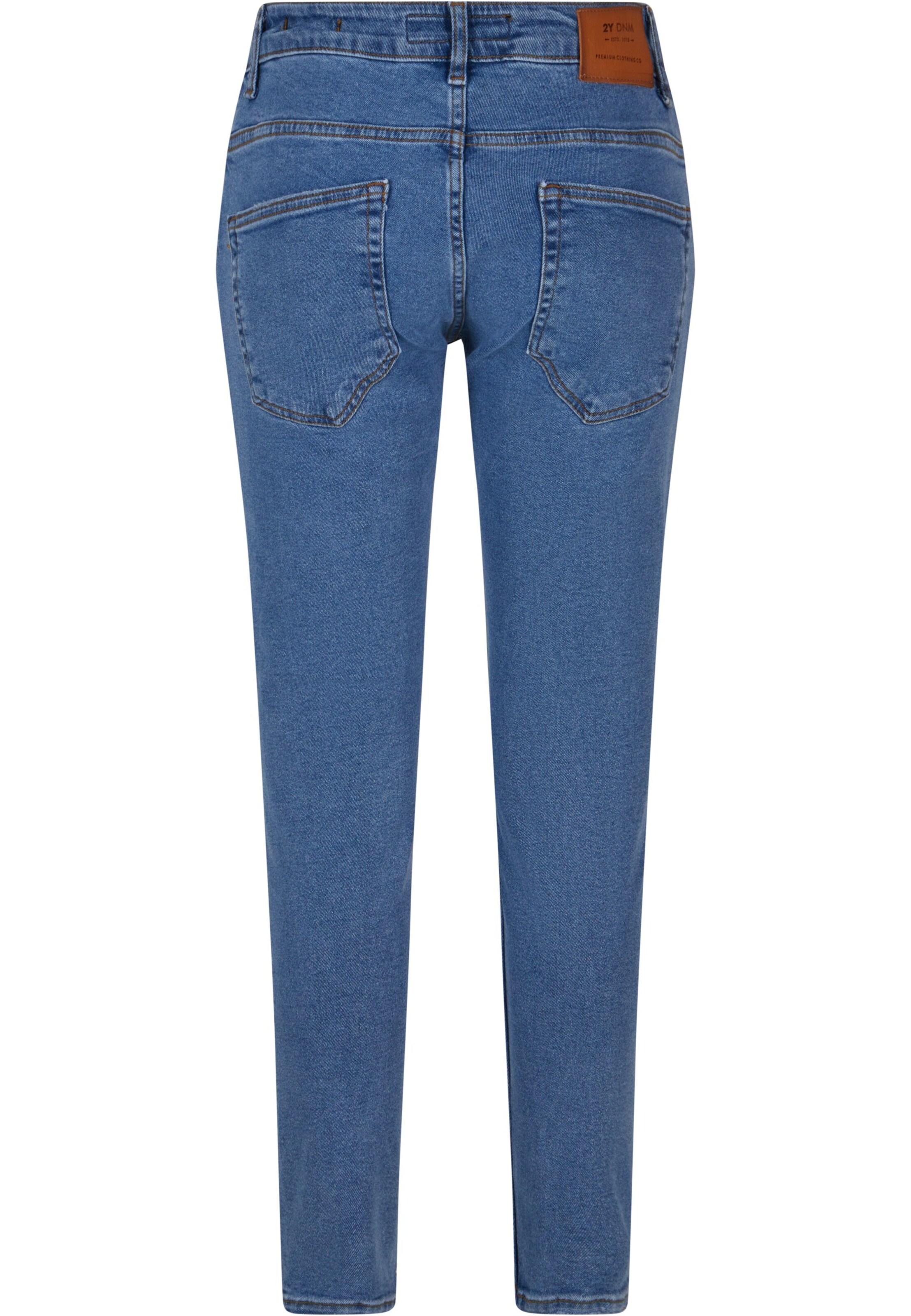 2Y Premium Slimfit Jeans in Blau