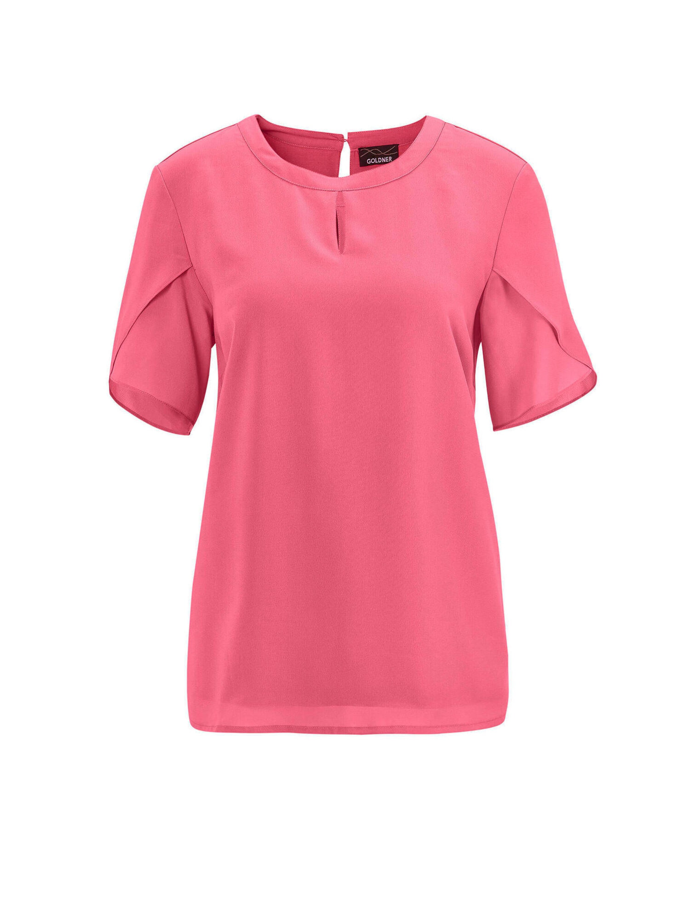 Goldner Bluse in Pink: Vorderseite