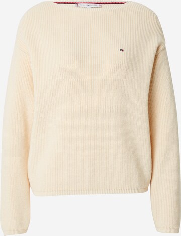 TOMMY HILFIGER Pullover in Beige: predná strana