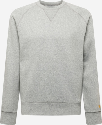 Carhartt WIP - Sweatshirt 'Chase' em cinzento: frente