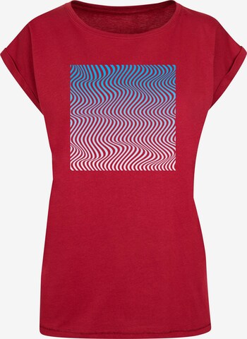 Merchcode Shirt in Rood: voorkant