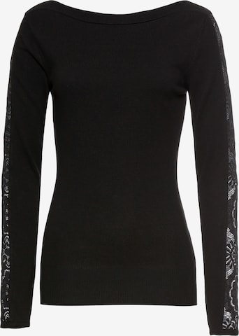 MELROSE Sweater in Black: front